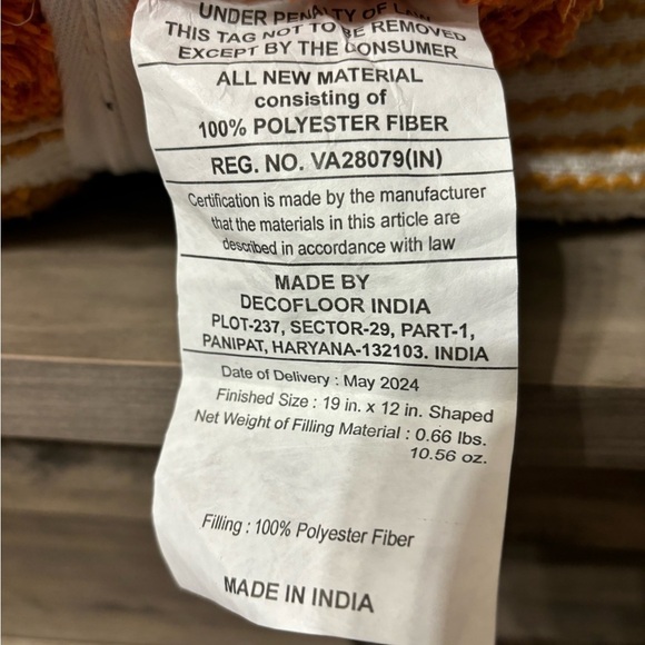 Cupcakes and Cashmere set of 2 candy corn pillows - Picture 4 of 6